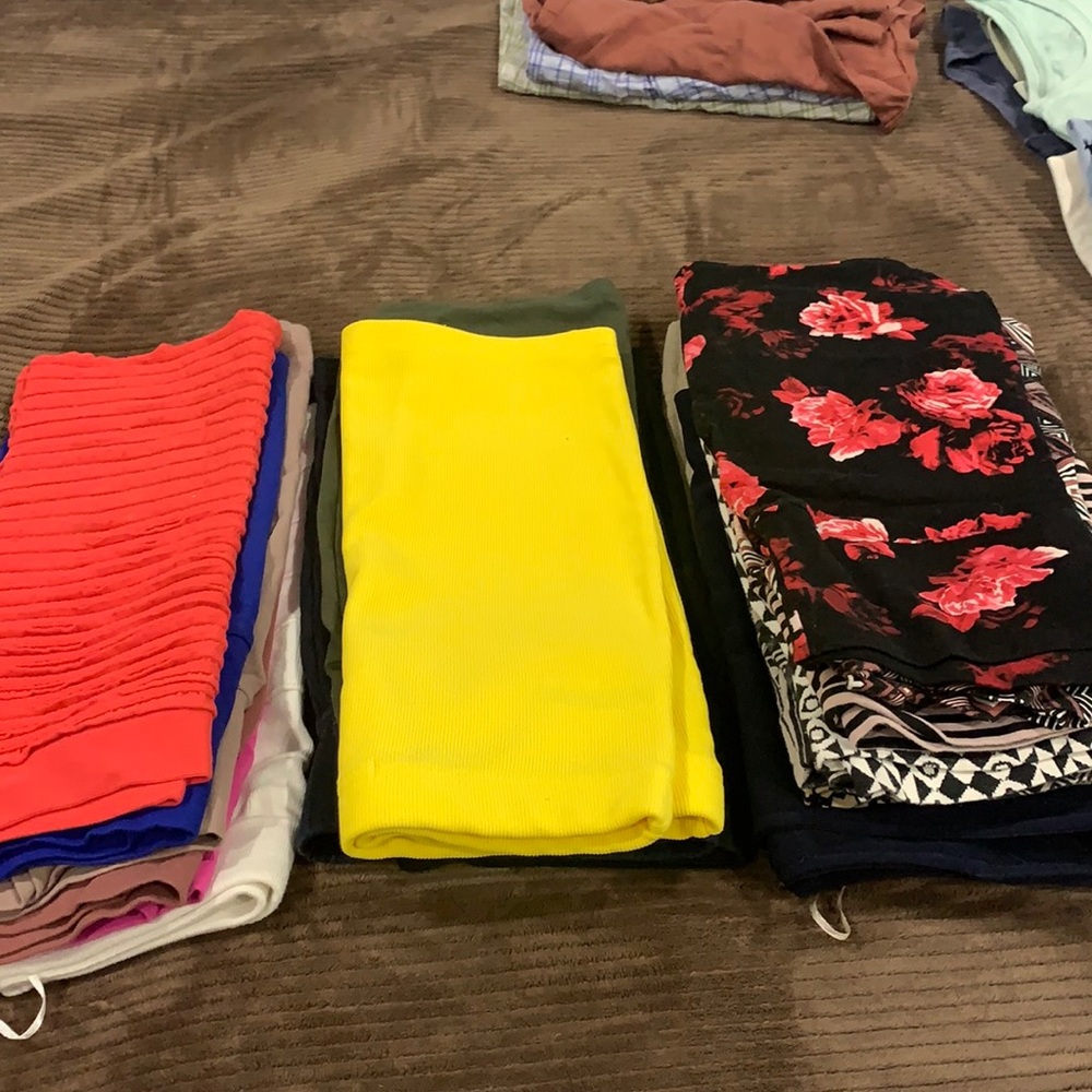 21 mini skirts forever 21,Charlotte Russe, Bebe